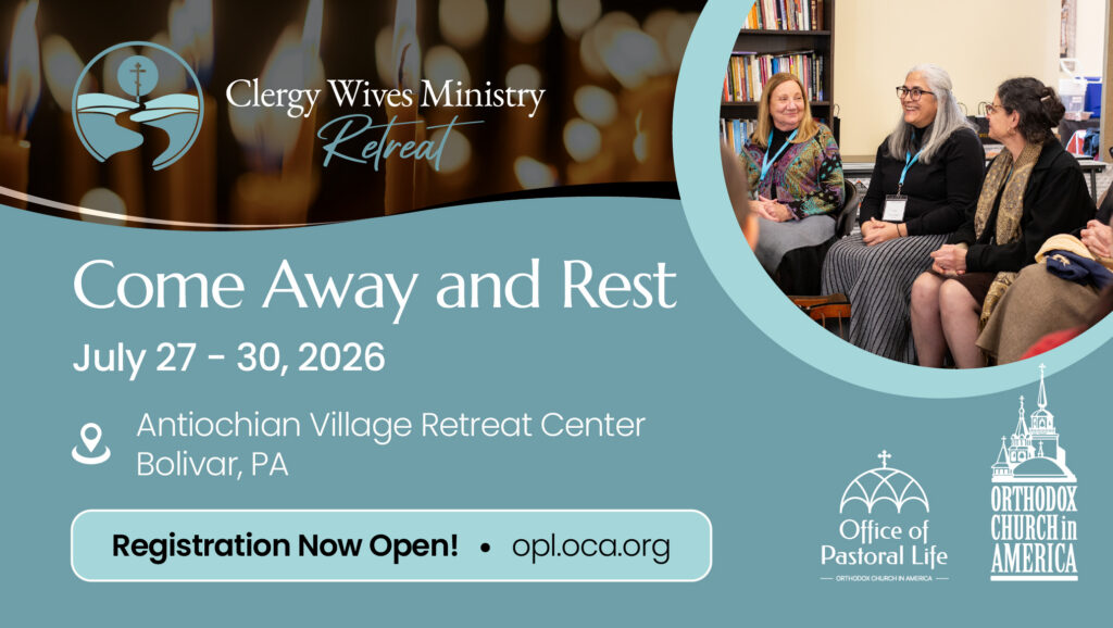 The Clergy Wives Retreat: Establishing a First In-Person Rhythm