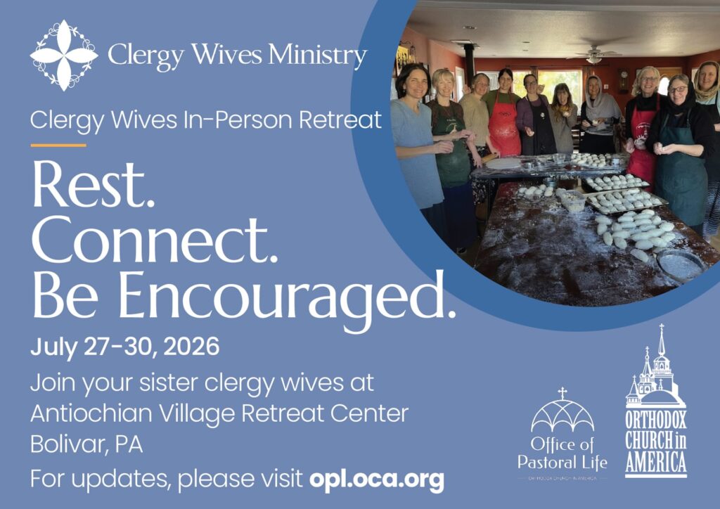 The Clergy Wives Retreat: Establishing a First In-Person Rhythm